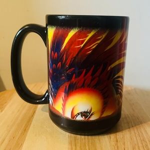 Vintage collectable Cirque du Soleil Mystere porcelain mug GUC